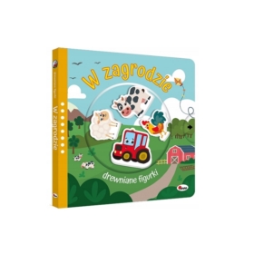 KSIĄŻECZKA DREWNIANE FIGURKI W ZAGRODZIE