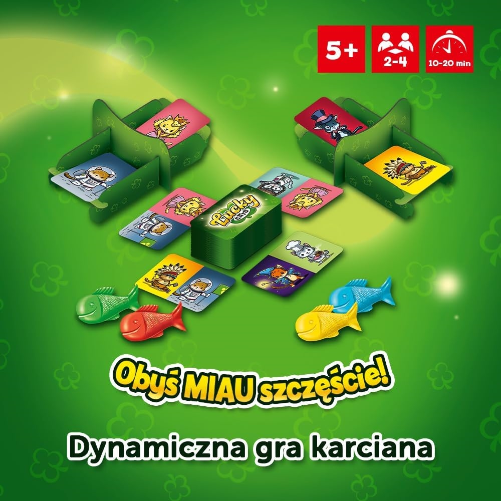 LUCKY CATS - OBYŚ MIAU SZCZĘŚCIE - GRA PLANSZOWA