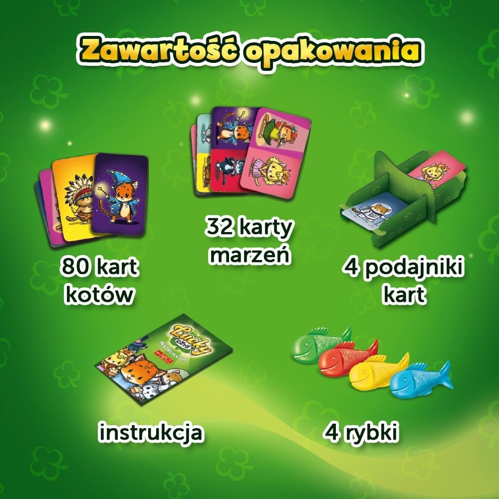 LUCKY CATS - OBYŚ MIAU SZCZĘŚCIE - GRA PLANSZOWA
