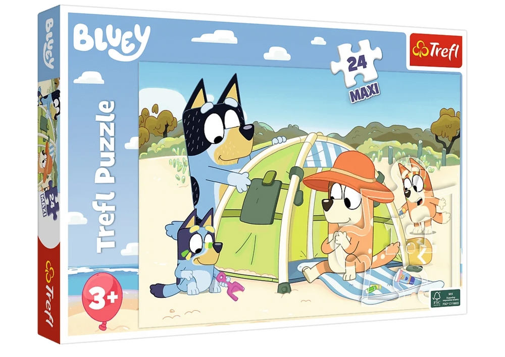 Puzzle - 24 Maxi - Wspaniały dzień Bluey 14357