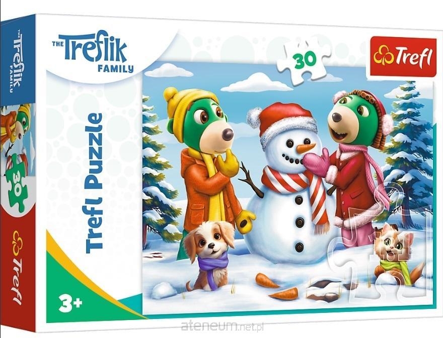 TREFL PUZZLE 30 ZIMOWE ZABAWY TREFLIKÓW 18300
