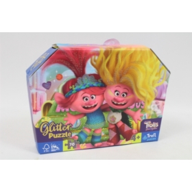 TREFL - PUZZLE GLITTER 70 - TROLLS