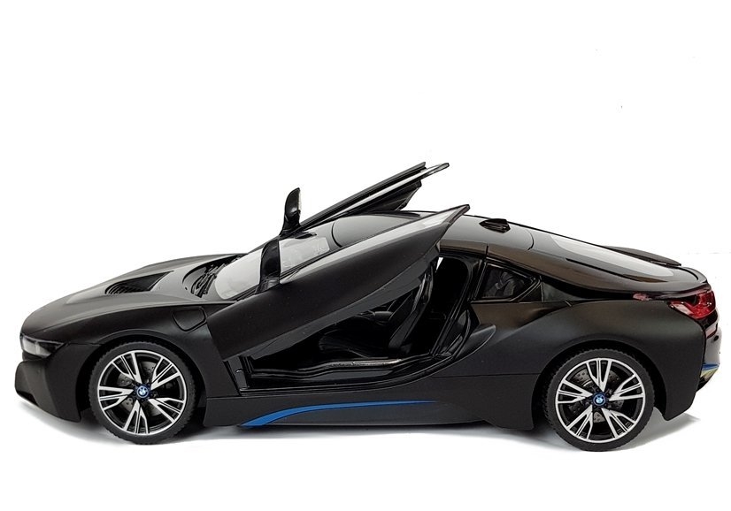 Auto R/C BMW i8 Rastar 1:14 Czarny Drzwi Automatyc