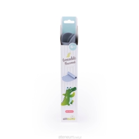 GILIGUMS PODKŁADKA SILIKONOWA KROKODYL SZARA