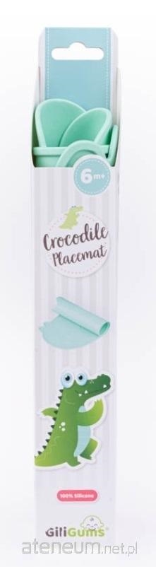 GILIGUMS PODKŁADKA SILIKONOWA KROKODYL MIĘTOWA