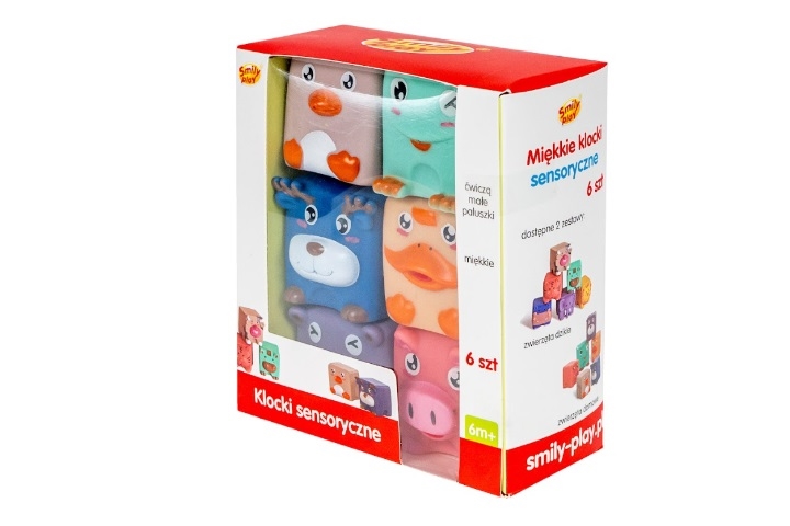 SMILY PLAY MIĘKKIE KLOCKI SENSORYCZNE