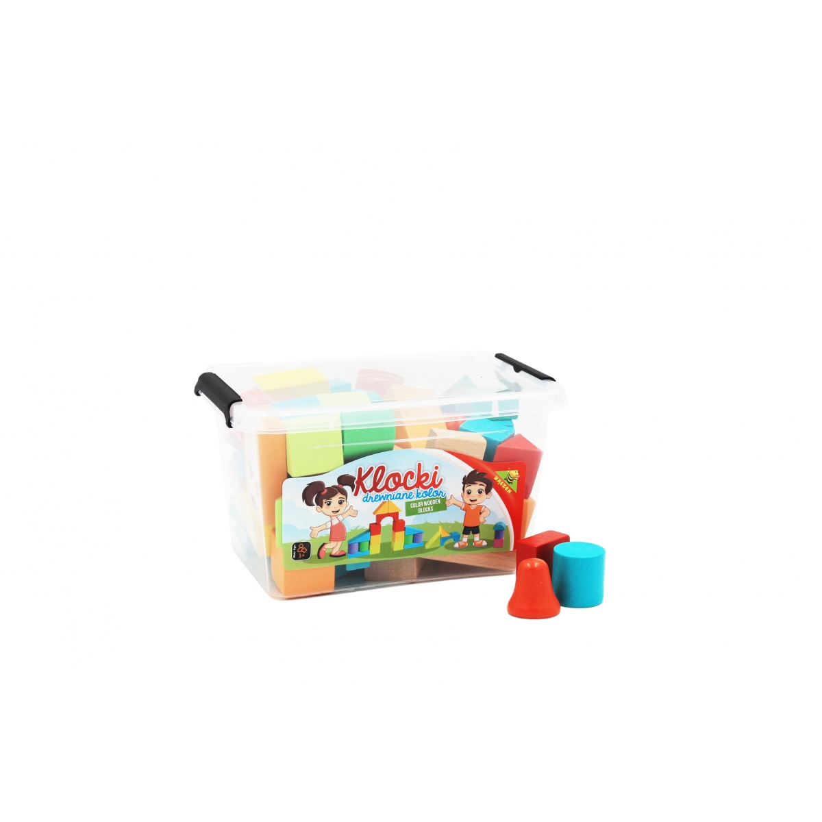 KLOCKI DREWNIANE KOLOR 53 EL