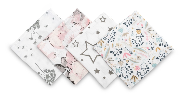 SENSILLO PIELUCHA ULEWAJKA RÓŻOWA 4SZT