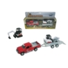 Auto z przyczepą z koparką 13+9cm HKG086 10794