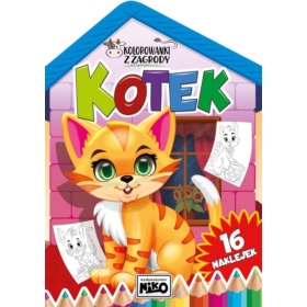 KSIĄŻECZKA KOTKI + NAKLEJKI