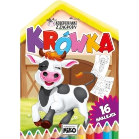 KSIĄŻECZKA KRÓWKA+NAKLEJKI