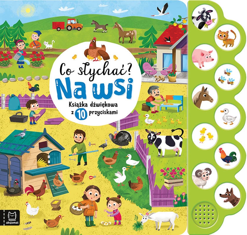 Co słychać? Na wsi Książka dźwięk.z 10przyc.37408