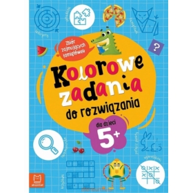 KOLOROWE ZADANIA DO ROZWIĄZYWANIA DLA DZIECI 5+