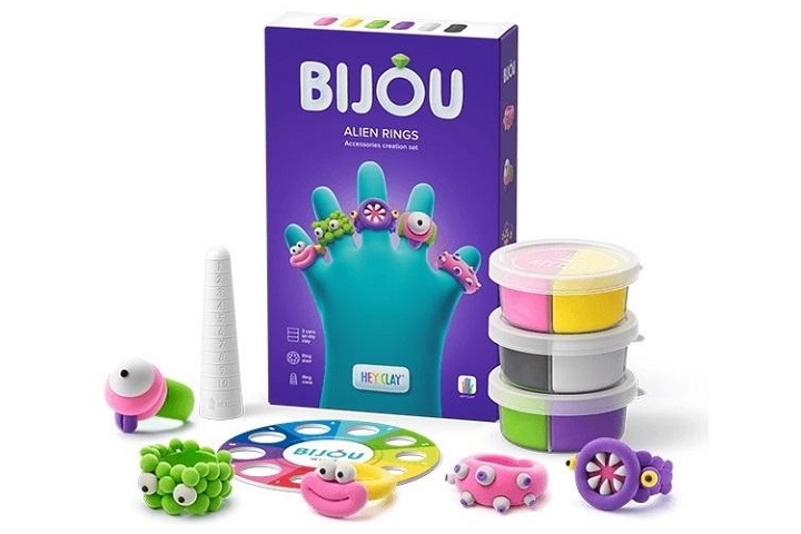 TMT HeyClay Masa plast.Bijou AlienRings 07148