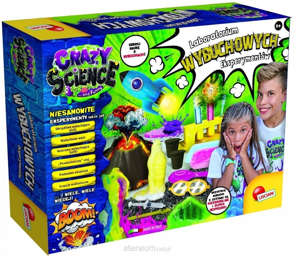 LISCIANI CRAZY SCIENCE LABORAT. WYBUCHOWYCH EKSPER
