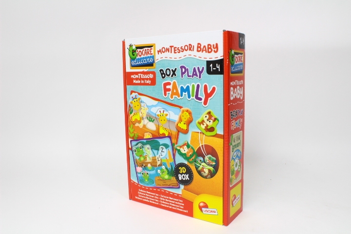 LISCIANI MONTESSORI BABY BOX RODZINNY ZWIERZĄT