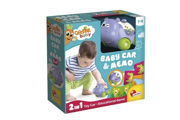 LISCIANI CAROTINA BABY HIPOPOTAM SAMOCHODZIK