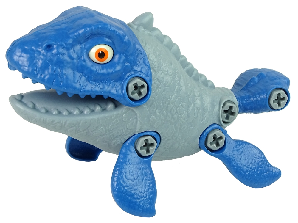 Zestaw Dinozaur Mosasaur z Jajkiem DIY Śrubokręt N