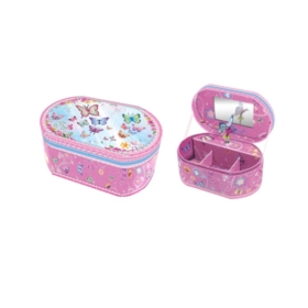 POZYTYWKA OWALNA Z MOTYLEM