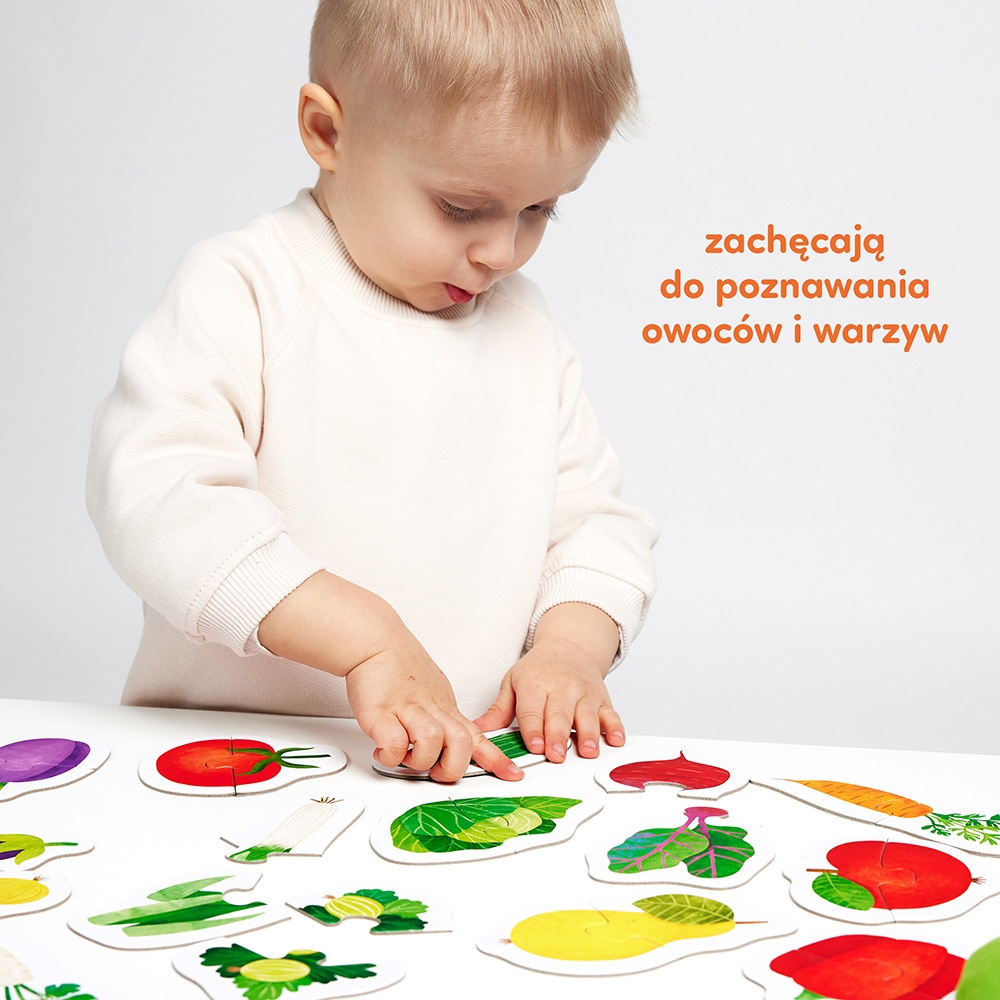 CZUCZU PUZZLE DO PARY OWOCE I WARZYWA