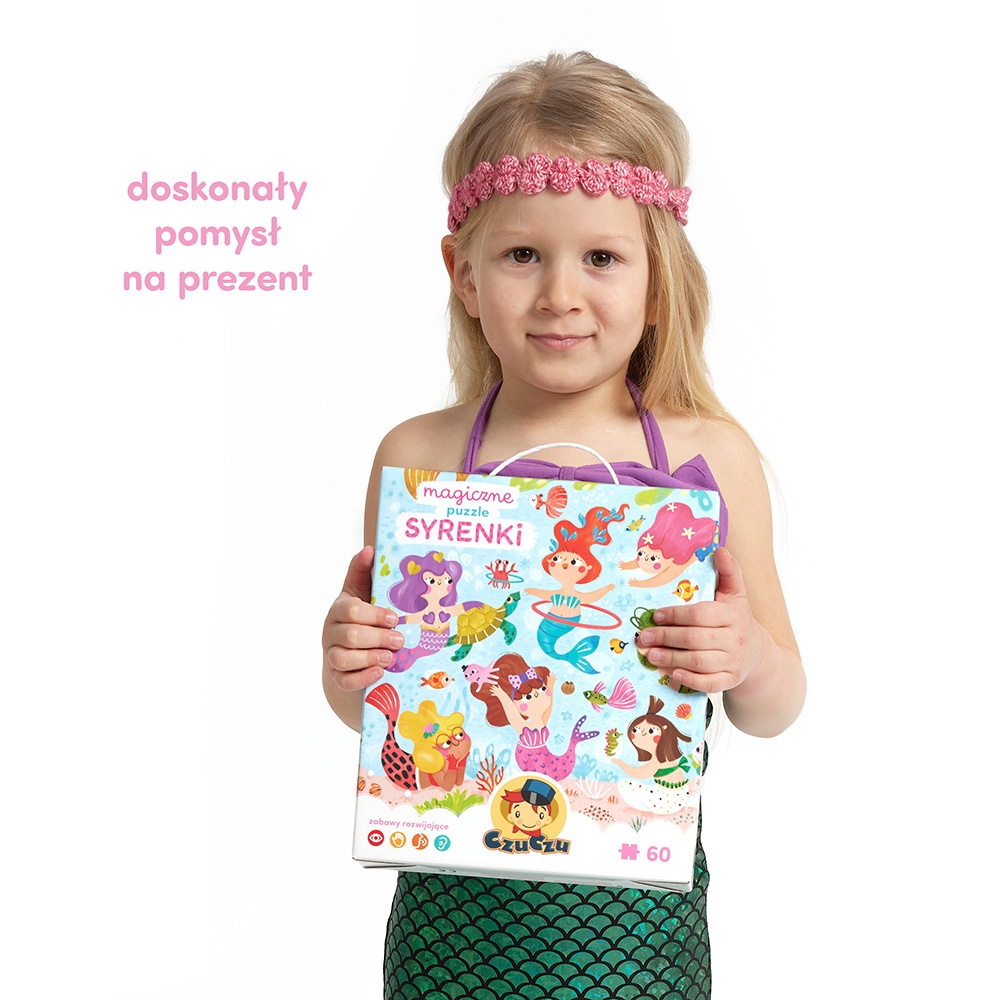 CZUCZU MAGICZNE PUZZLE SYRENKI