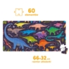 CZUCZU PUZZLE DINOZAURY 60EL.