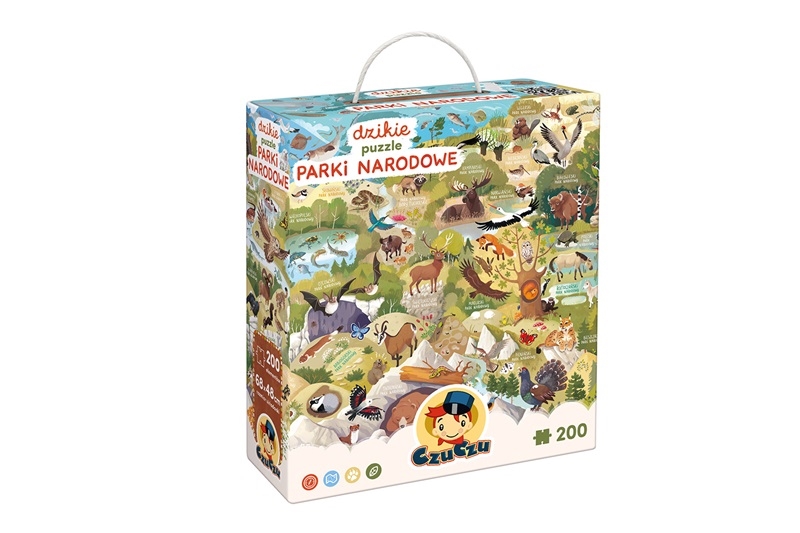 CZUCZU DZIKIE PUZZLE PARKI NARODOWE 200 EL.