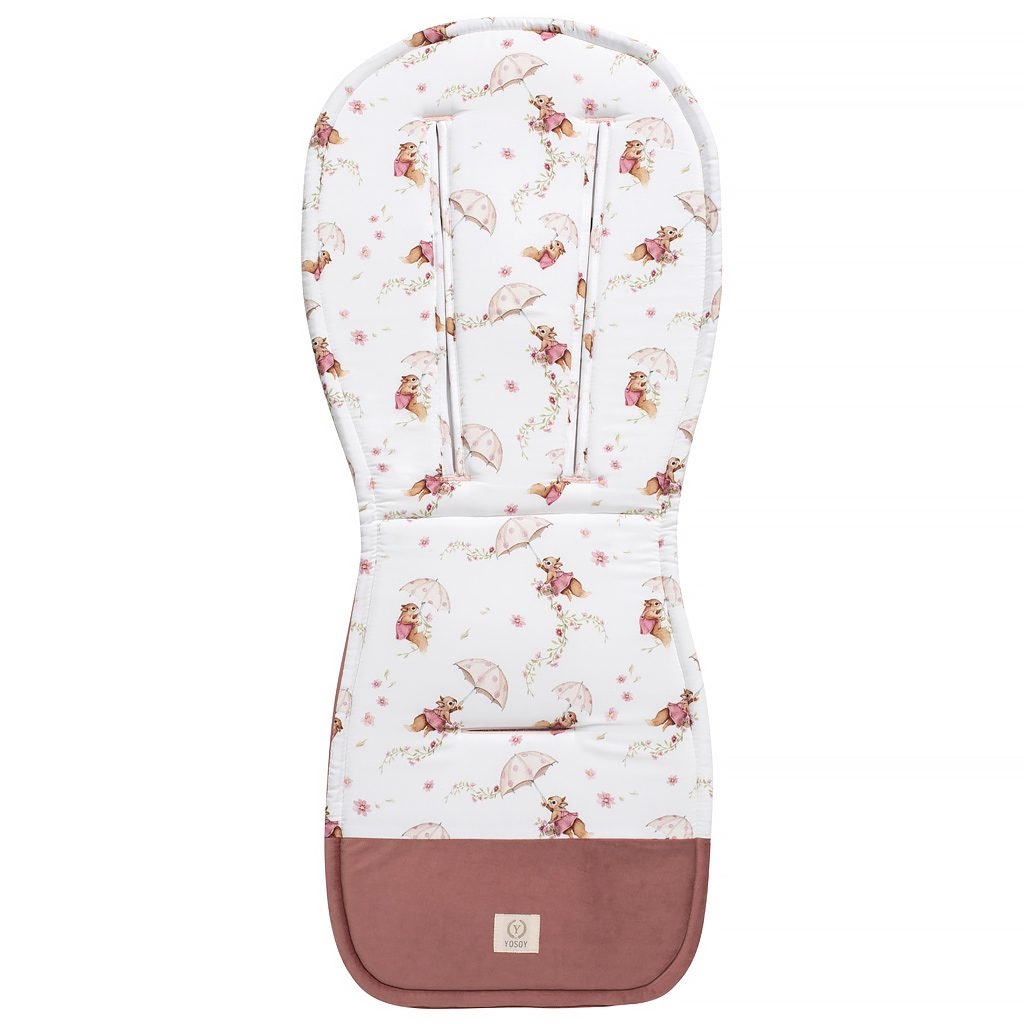 YOSOY WKŁADKA DO WÓZKA Z VELVETEM UMBRELLAS 5PKT