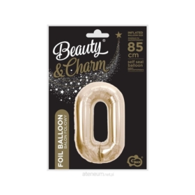 BALON FOLIOWY CYFRA 0