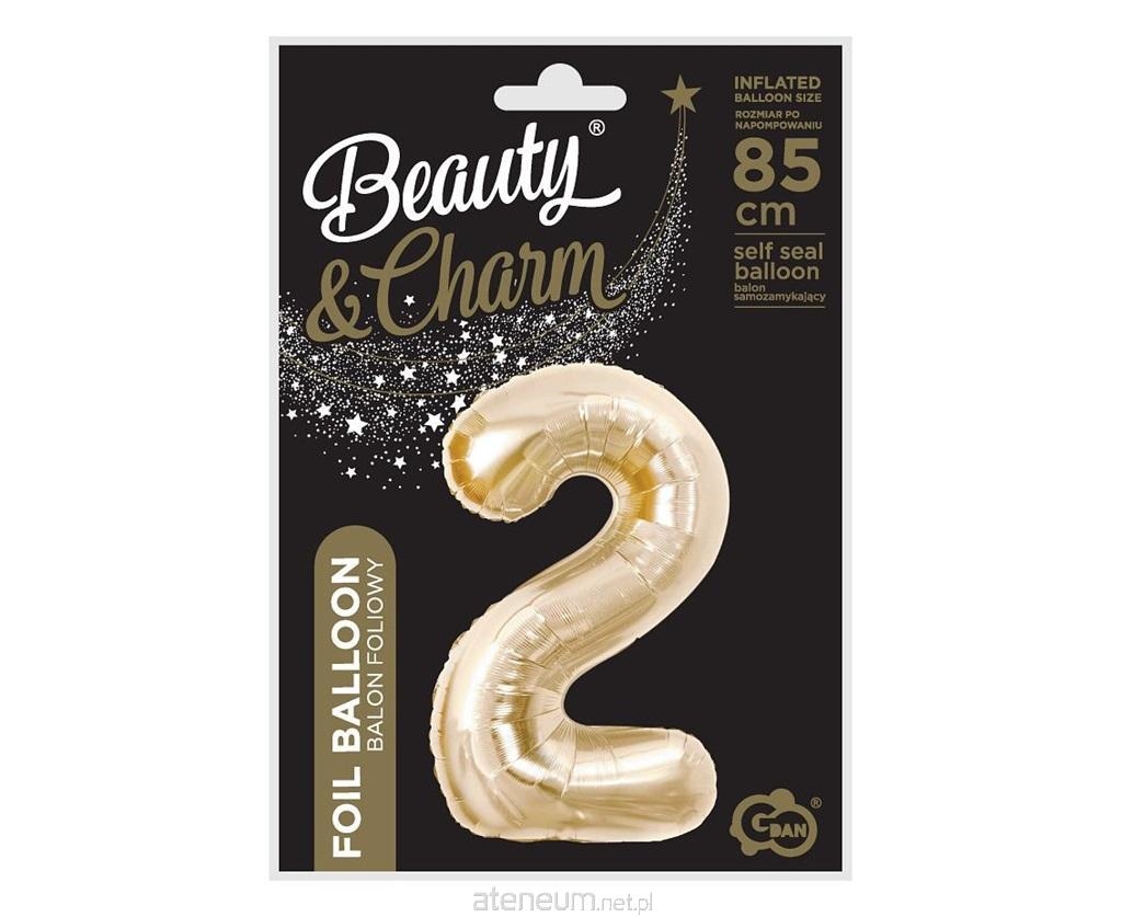 BALON FOLIOWY CYFRA 2