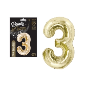BALON FOLIOWY CYFRA 3