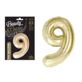 BALON FOLIOWY CYFRA 9