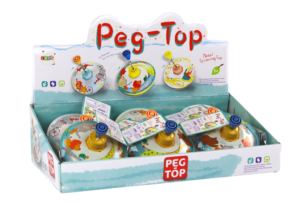 Bączek Dla Dzieci Wirujący Zwierzątka Mix Tradycyj