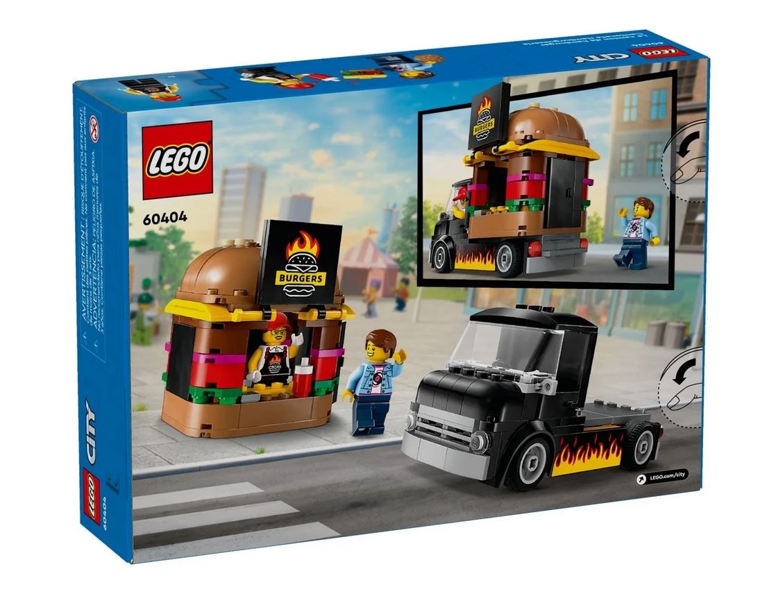 LEGO 60404 CIĘŻARÓWKA Z BURGERAMI
