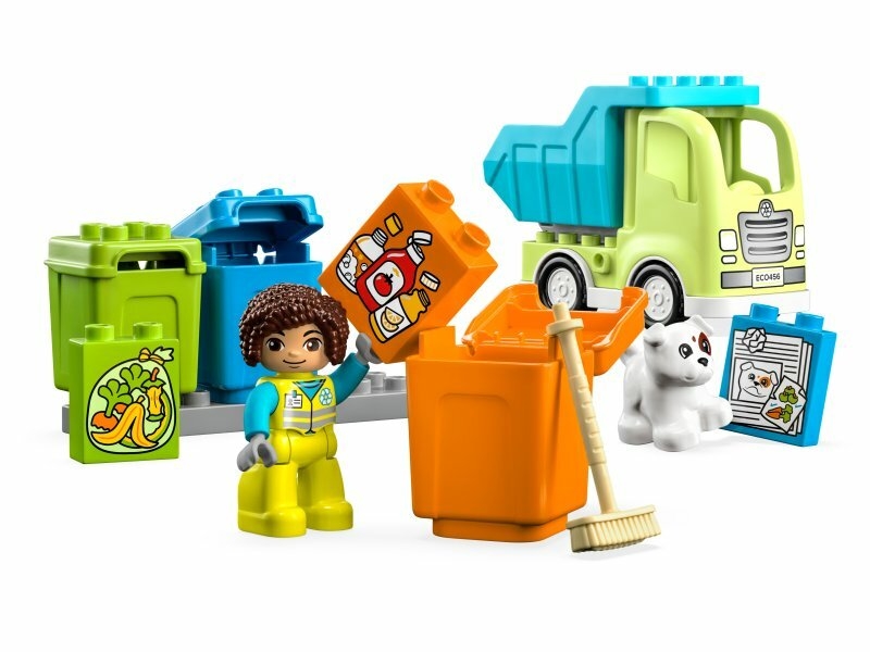 Klocki LEGO DUPLO Town Ciężarówka Recyklingowa  P4