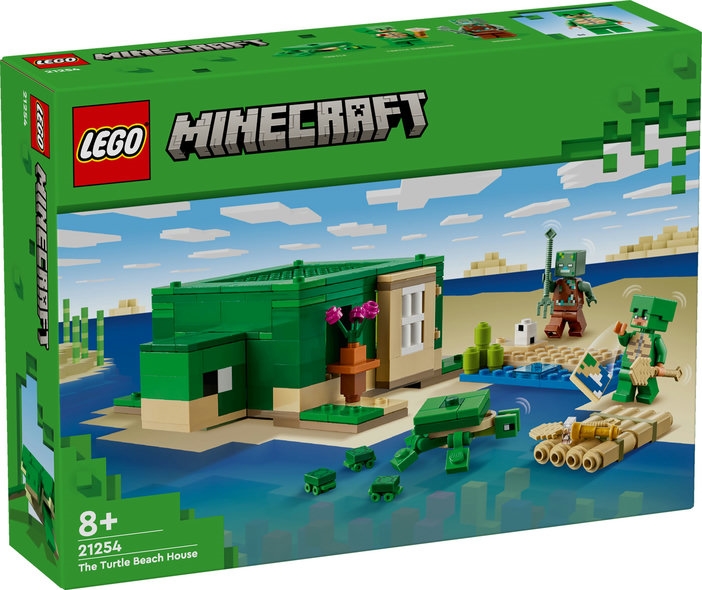 21254 LEGO MINECRAFT DOMEK NA PLAŻY ŻÓŁWI