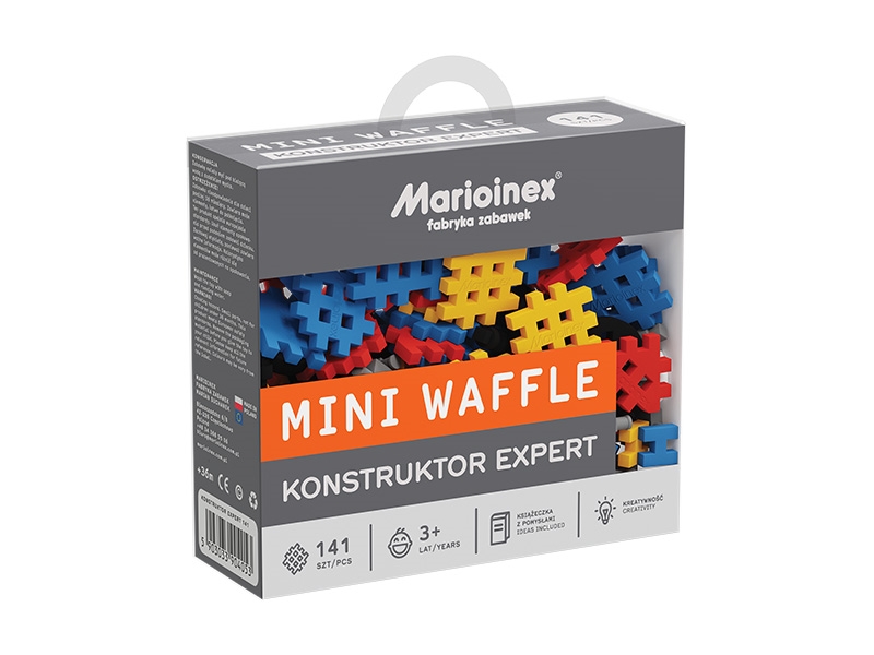 MARIOINEX KLOCKI WAFLE MINI KONSTRUKTOR 141SZT