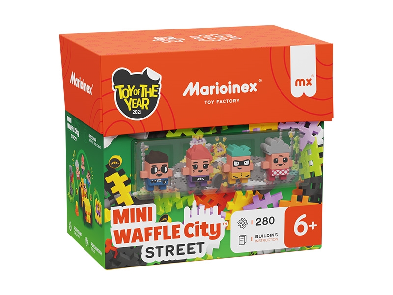 MARIOINEX KLOCKI WAFLE MINI 280EL ULICA