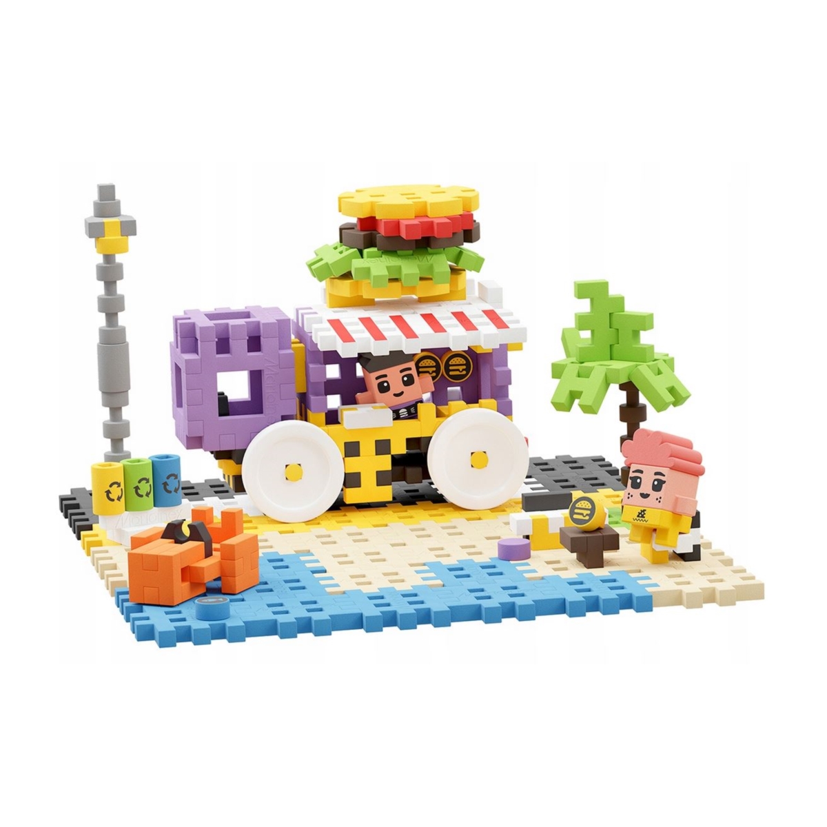 MARIOINEX KLOCKI WAFLE MINI  FOOD TRUCK