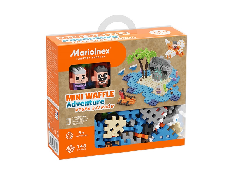 MARIOINEX KLOCKI WAFLE MINI WYSPA SKARBÓW