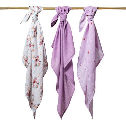 BABYONO PIELUSZKI BAMBUSOWE 3-PAK 397/11