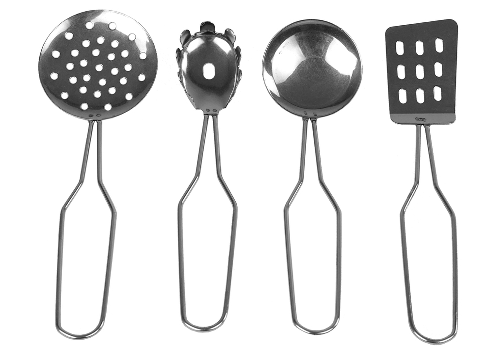 Zestaw Garnków Kuchennych Stal Nierdzewna Akcesori