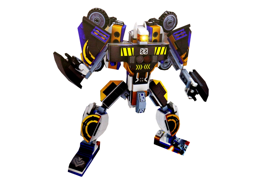 Klocki Konstrukcyjne Kosmos 2w1 Pojazd Kosmiczny R