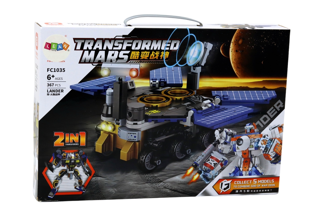 Klocki Konstrukcyjne Kosmos 2w1 Pojazd Kosmiczny R