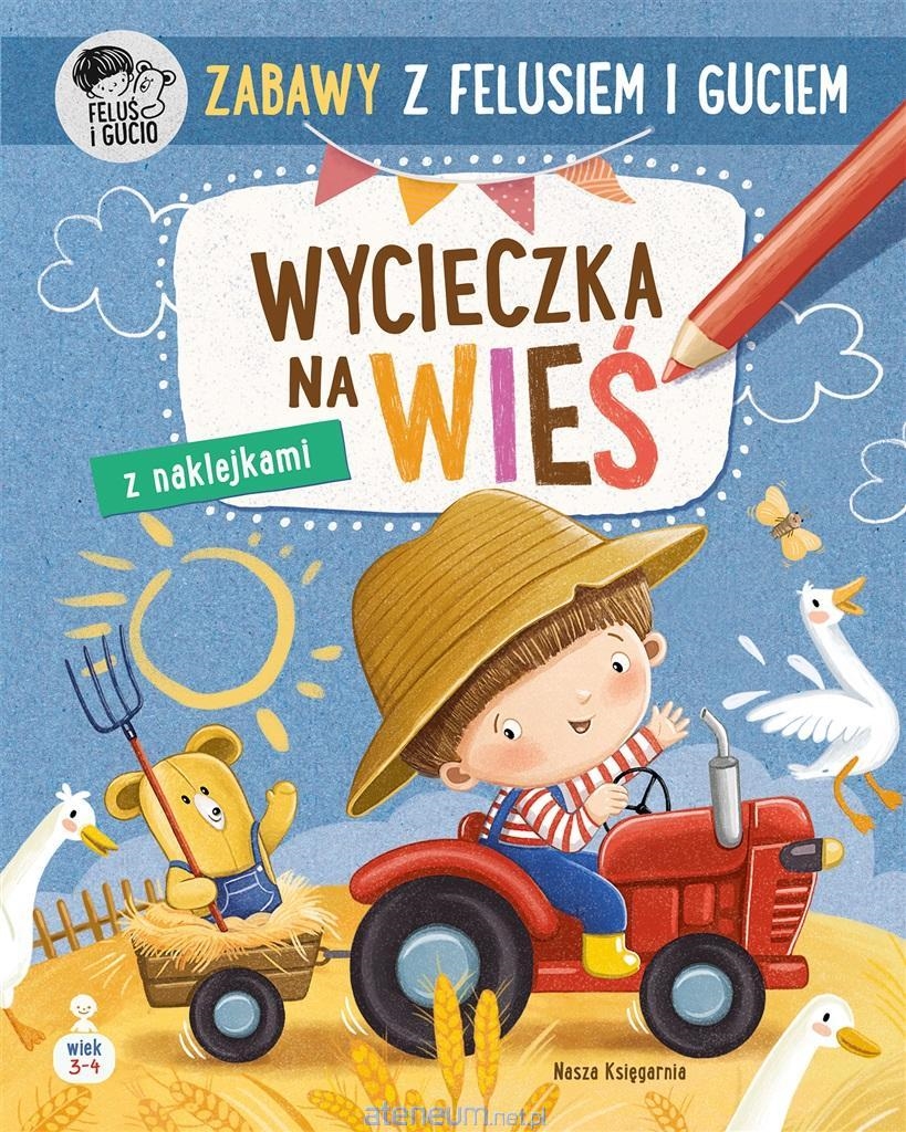 PUCIO ZABAWY Z FELUSIEM I GUCIEM WYCIECZKA NA WIEŚ
