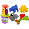 Zestaw Do Piasku Dinozaur Młynek Lejek Łopatka Gra
