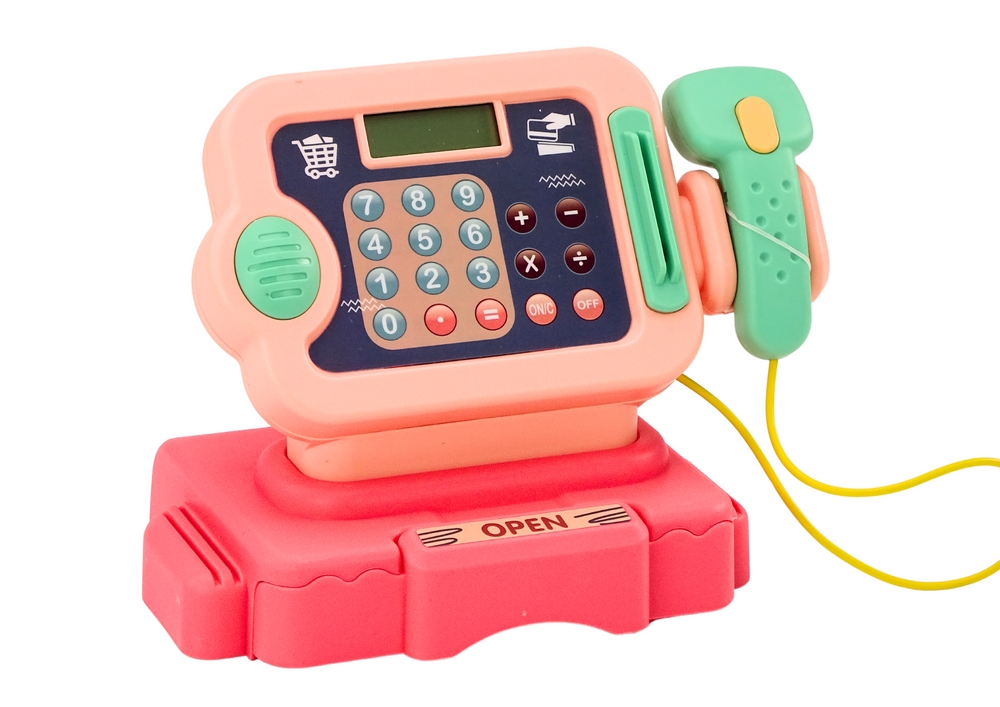 Kasa Fiskalna Nauka Liczenia Monety Koszyk Światła