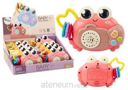 Krab Aparat Grzechotka Projektor Na Baterie Dźwięk