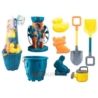 Zestaw Zabawek Do Piasku Wiaderko Młynek Łopatki F