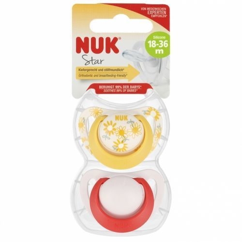 NUK SMOCZEK STAR FLOW 18-36 2 SZT.